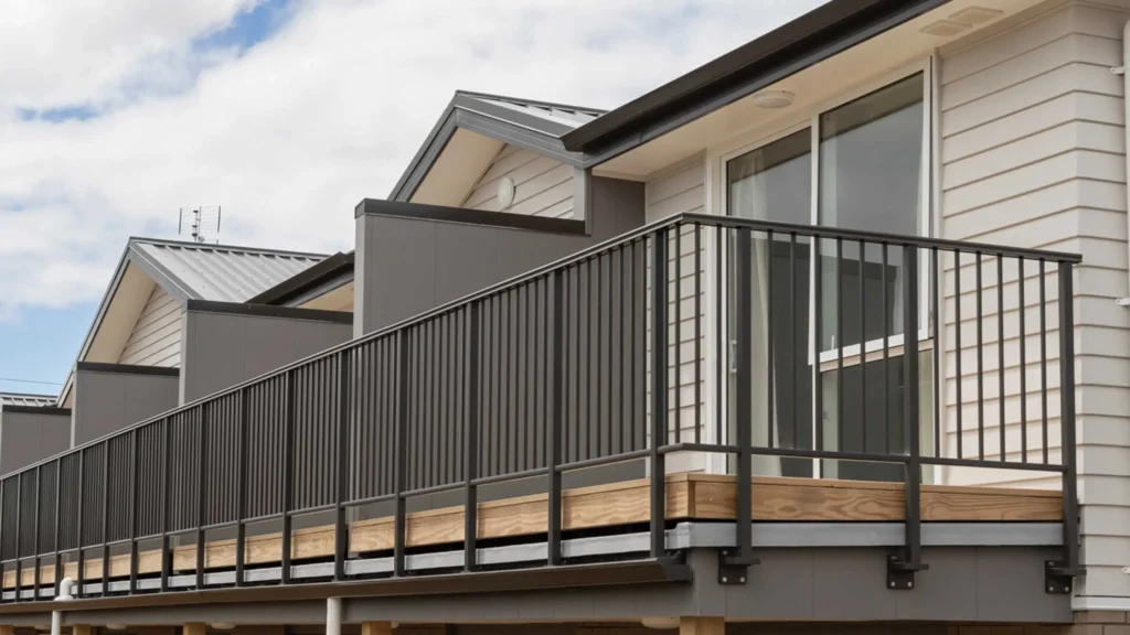 Expert metal balcony installation by Balcony Construction Christchurch showcasing strength and elegance