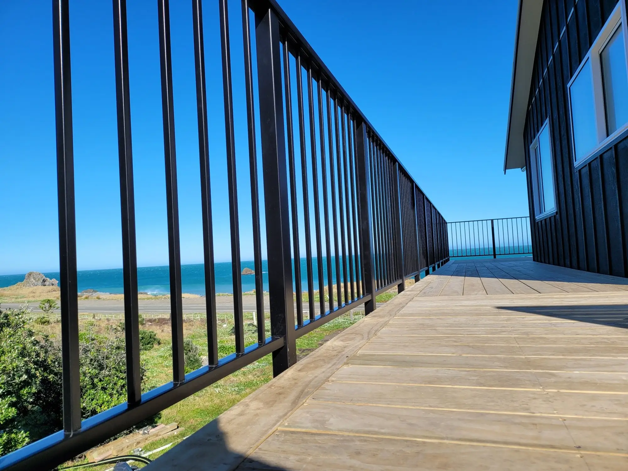 Low maintenance metal balcony by Balcony Construction Christchurch designed for easy care and longevity