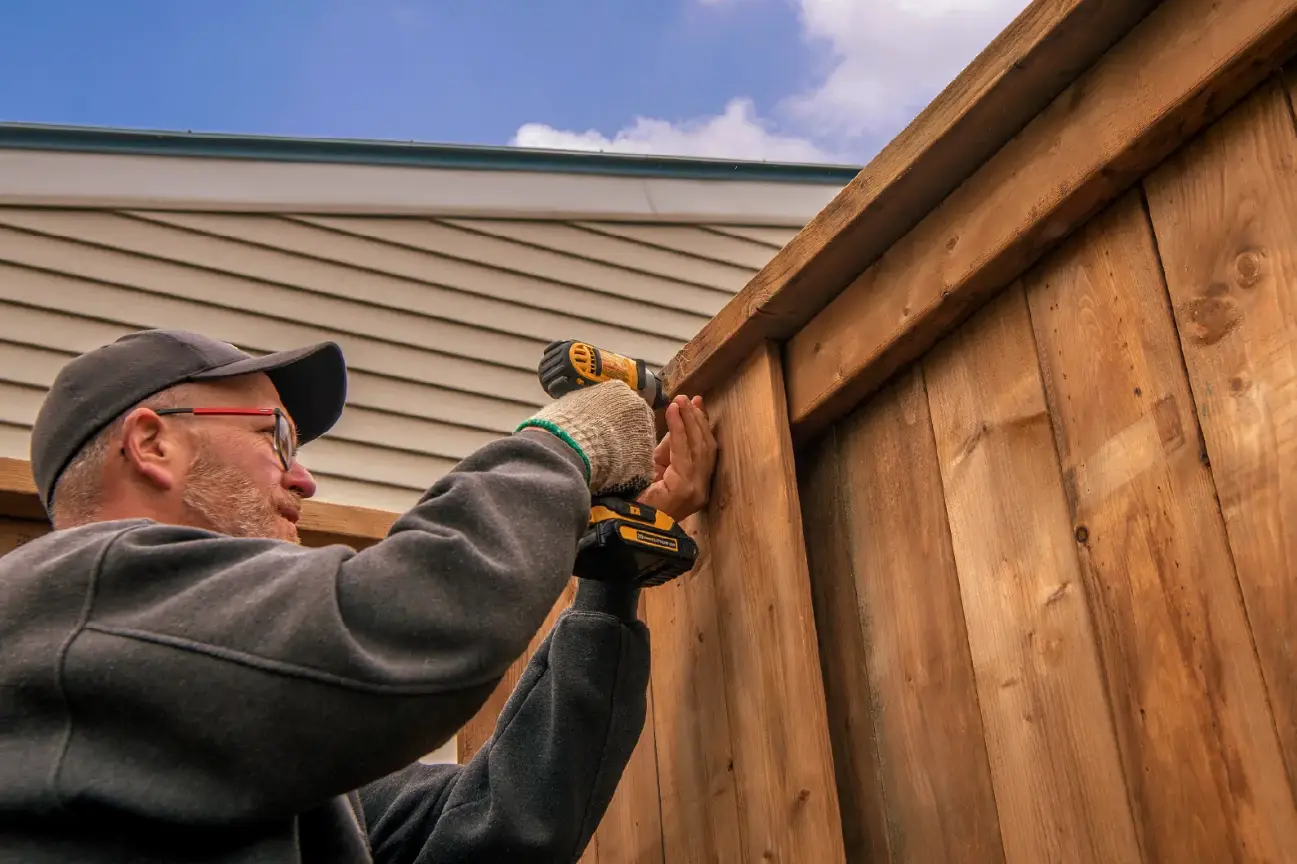 Fence installation work carried out by Balcony Construction Christchurch Fencing Christchurch builders.